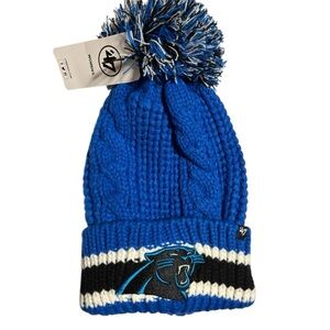 '47 Brand NFL Carolina Panthers Football
Winter Knit Pom